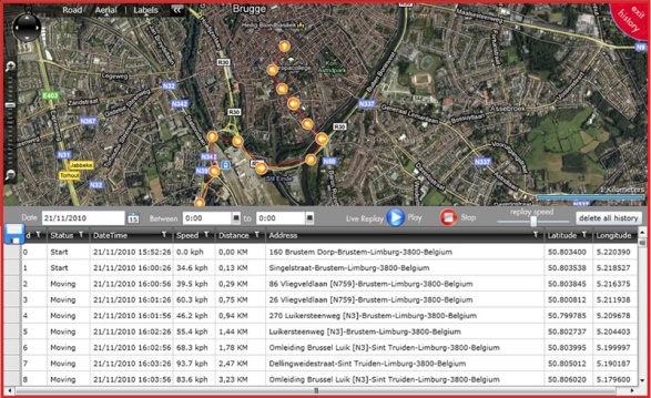  localisation rapide d'un véhicule ou d'un objet au moyen du track & trace