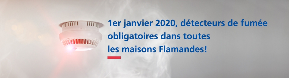 À partir du 1 janvier 2020, detecteurs de fumee et d’incendie obligatoires dans toutes les maisons flamandes