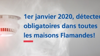 À partir du 1 janvier 2020, detecteurs de fumee et d’incendie obligatoires dans toutes les maisons flamandes